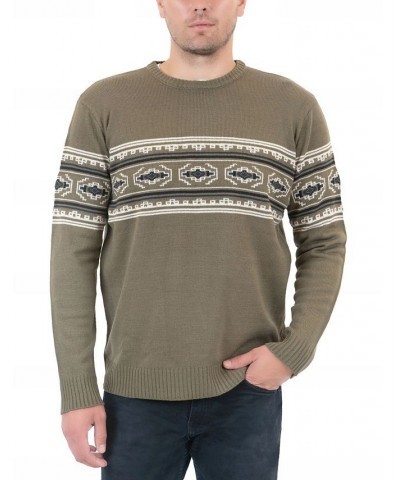 Men's McGregor Fair Isle Sweater Green $37.80 Sweaters