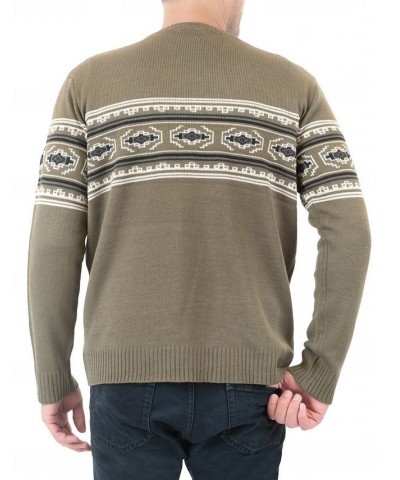 Men's McGregor Fair Isle Sweater Green $37.80 Sweaters