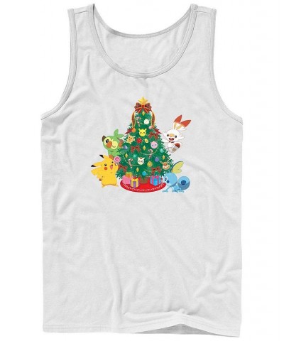 Men's Tree Crew Tank White $15.75 T-Shirts