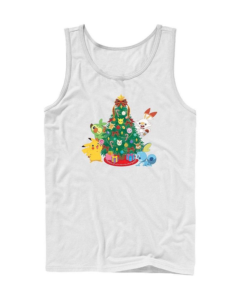 Men's Tree Crew Tank White $15.75 T-Shirts