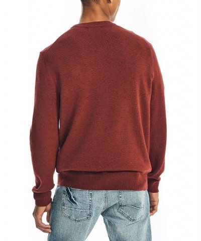 Men's Sustainably Crafted Crewneck Sweater Red $20.16 Sweaters