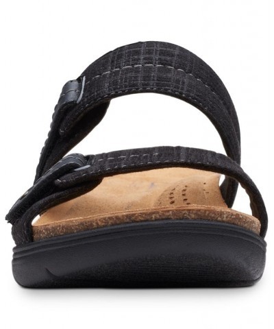 Women's April Dusk Slip-On Slide Sandals Black $43.68 Shoes