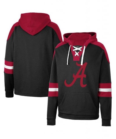 Men's Black Alabama Crimson Tide Lace-Up 4.0 Pullover Hoodie $32.25 Sweatshirt