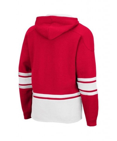 Men's Scarlet Nebraska Huskers Lace Up 3.0 Pullover Hoodie $38.99 Sweatshirt