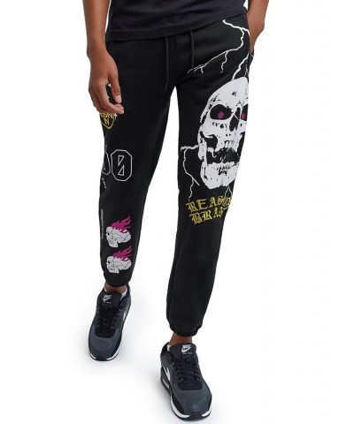 Men's Double Zero Slim Fit Joggers Black $22.88 Pants