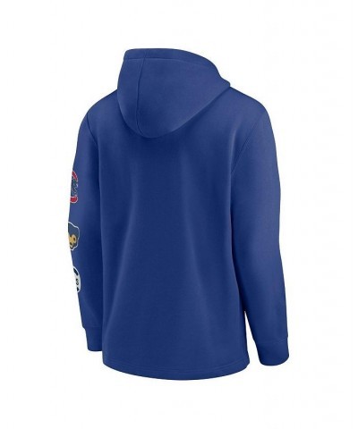 Men's Royal Chicago Cubs Rewind Lefty Pullover Hoodie $44.65 Sweatshirt