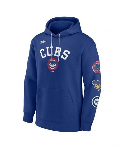 Men's Royal Chicago Cubs Rewind Lefty Pullover Hoodie $44.65 Sweatshirt