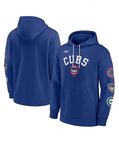 Men's Royal Chicago Cubs Rewind Lefty Pullover Hoodie $44.65 Sweatshirt