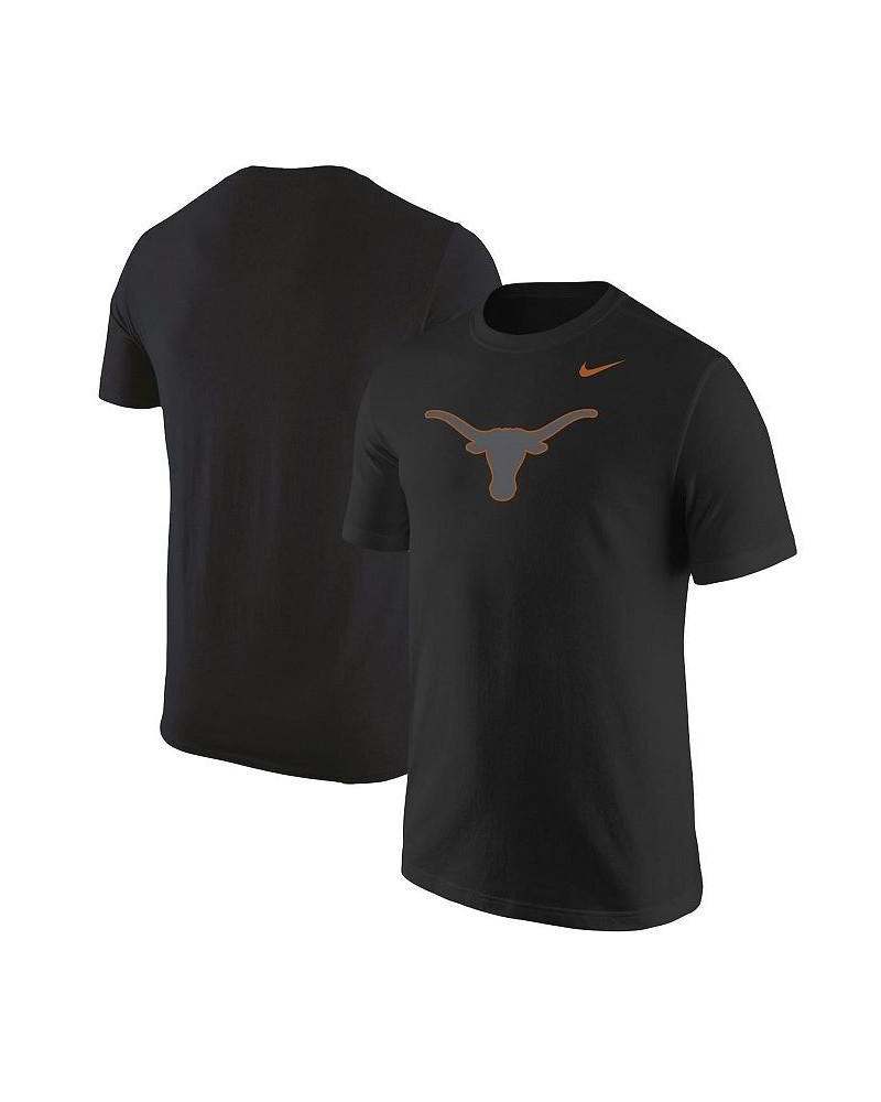 Men's Black Texas Longhorns Logo Color Pop T-shirt $18.00 T-Shirts