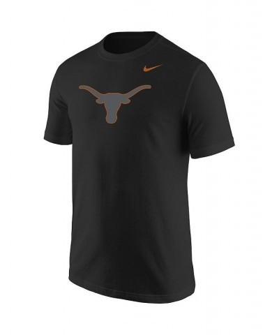 Men's Black Texas Longhorns Logo Color Pop T-shirt $18.00 T-Shirts