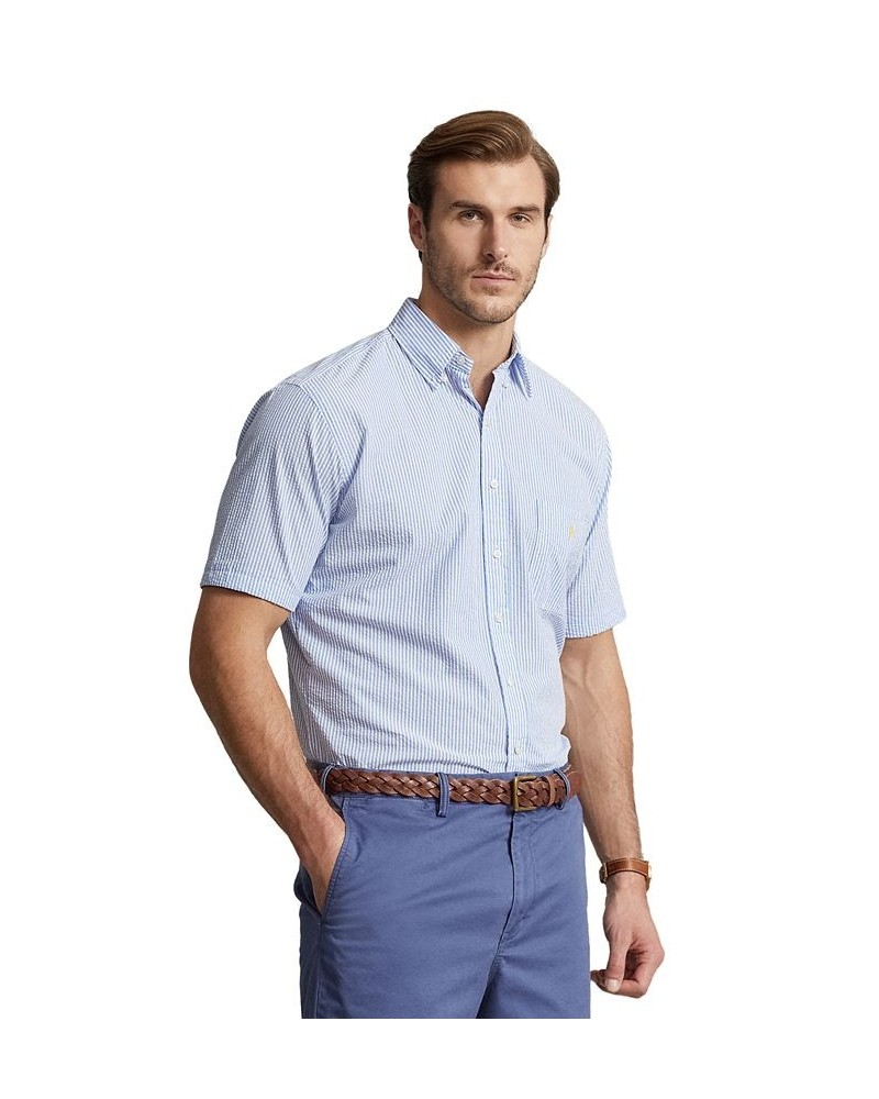 Men's Big & Tall Seersucker Shirt Multi $60.75 Shirts