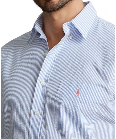 Men's Big & Tall Seersucker Shirt Multi $60.75 Shirts