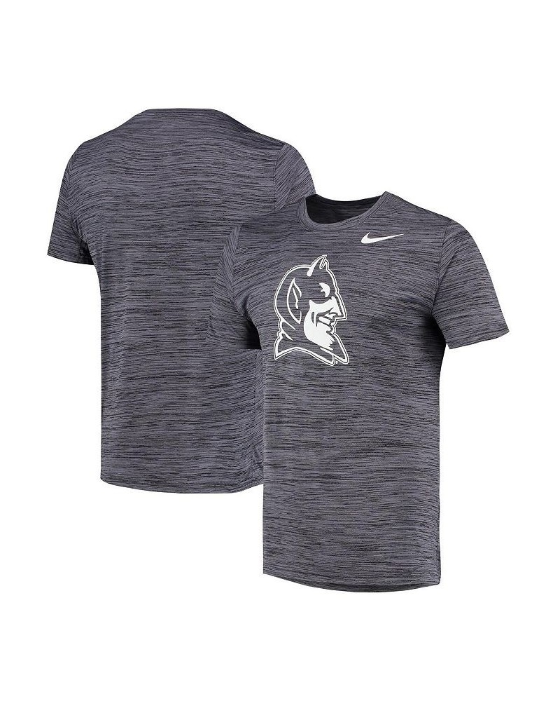 Men's Black Duke Blue Devils Tonal Velocity Legend Performance T-shirt $22.35 T-Shirts