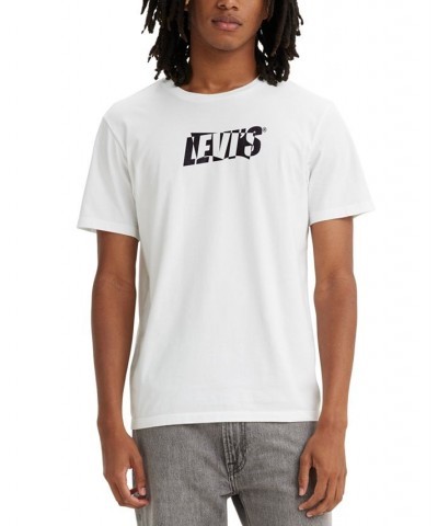 Men's Short Sleeve Crewneck Logo Graphic T-Shirt White $16.80 T-Shirts