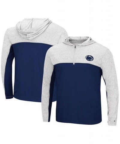 Men's Navy Penn State Nittany Lions Flick Quarter-Zip Hoodie Windshirt $20.21 Sweatshirt