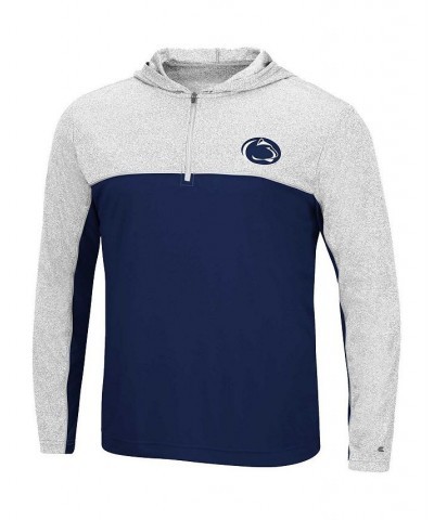 Men's Navy Penn State Nittany Lions Flick Quarter-Zip Hoodie Windshirt $20.21 Sweatshirt