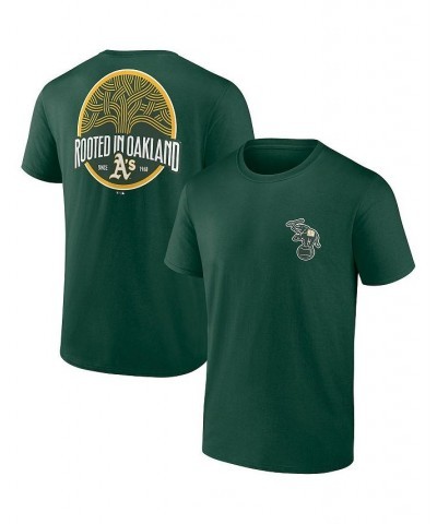 Men's Branded Green Oakland Athletics Iconic Bring It T-shirt $18.35 T-Shirts