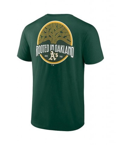 Men's Branded Green Oakland Athletics Iconic Bring It T-shirt $18.35 T-Shirts