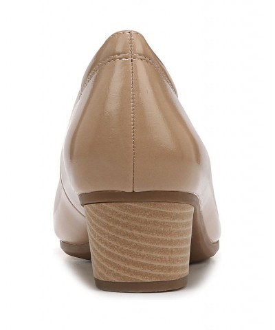 Women's Be Ready Wedge Pumps Taupe Faux Patent $41.60 Shoes