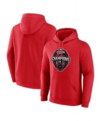 Men's Branded Red Georgia Bulldogs College Football Playoff 2022 National Champions Official Logo Pullover Hoodie $39.74 Swea...