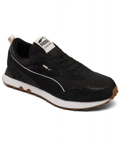 Men's Rider Future Vintage-Like Casual Sneakers Black $31.00 Shoes