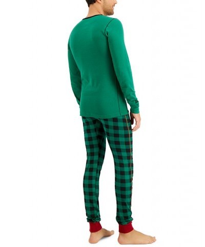 Men's Long John Sleep Pajamas, 2-Piece Set PD04 $17.23 Pajama