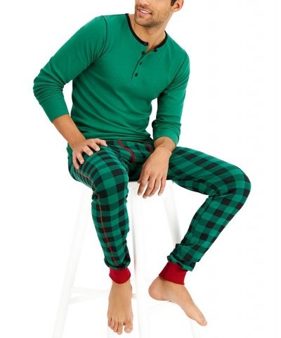 Men's Long John Sleep Pajamas, 2-Piece Set PD04 $17.23 Pajama