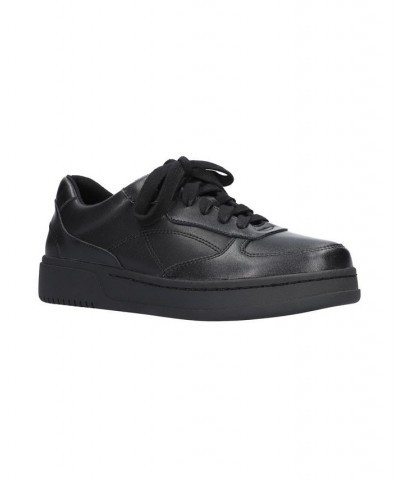 Easy Works by Women's Goal Sneakers Black $44.10 Shoes