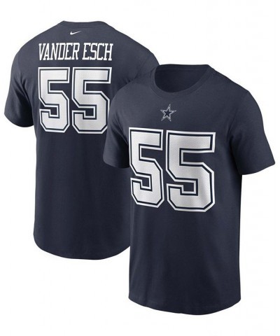 Men's Leighton Vander Esch Navy Dallas Cowboys Name and Number T-shirt $22.94 T-Shirts