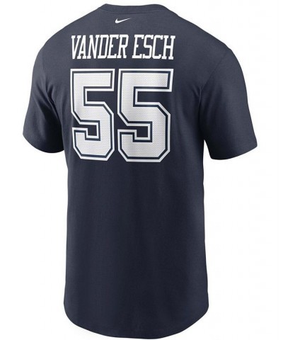 Men's Leighton Vander Esch Navy Dallas Cowboys Name and Number T-shirt $22.94 T-Shirts