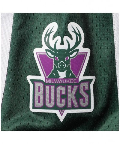 Men's Purple Milwaukee Bucks Hardwood Classics 2000 Hyper Hoops Swingman Shorts $41.80 Shorts