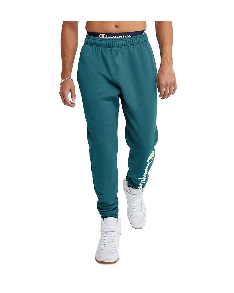 Men's Powerblend Fleece Jogger Pants Nifty Turq $19.95 Pants