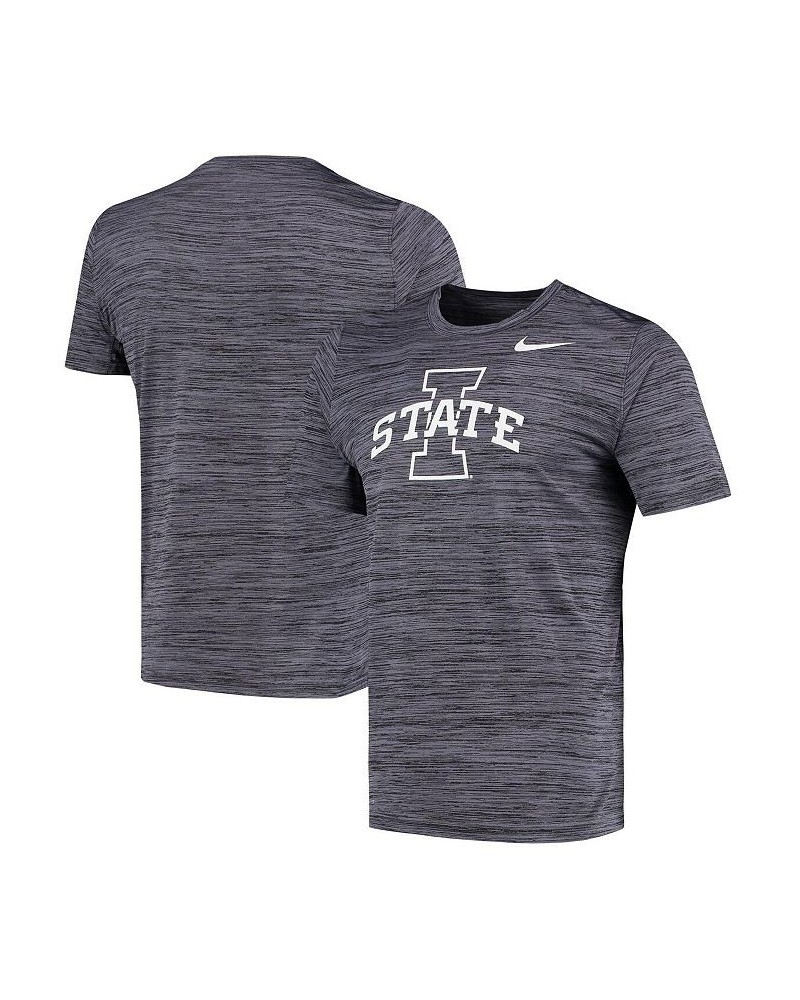 Men's Black Iowa State Cyclones Tonal Velocity Legend Performance T-shirt $31.89 T-Shirts