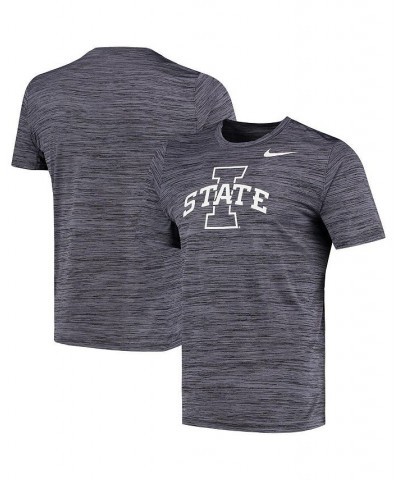 Men's Black Iowa State Cyclones Tonal Velocity Legend Performance T-shirt $31.89 T-Shirts