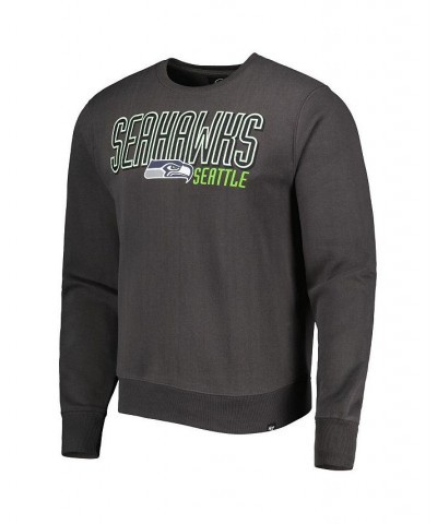 Men's Charcoal Seattle Seahawks Locked In Headline Pullover Sweatshirt $34.50 Sweatshirt