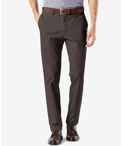 Signature Lux Cotton Stretch Khaki Pants Collection Gray $27.60 Pants