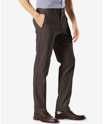 Signature Lux Cotton Stretch Khaki Pants Collection Gray $27.60 Pants