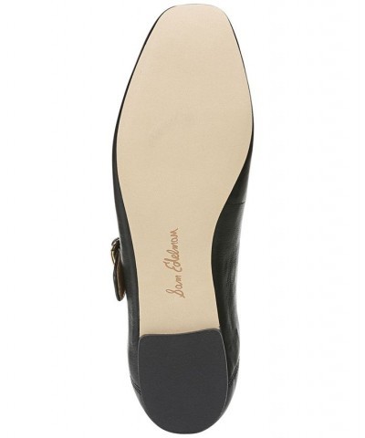 Women's Michaela Mary Jane Flats Black $47.60 Shoes