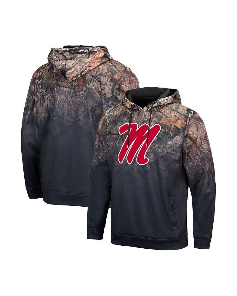 Men's Black Ole Miss Rebels Mossy Oak Pullover Hoodie $31.50 Sweatshirt