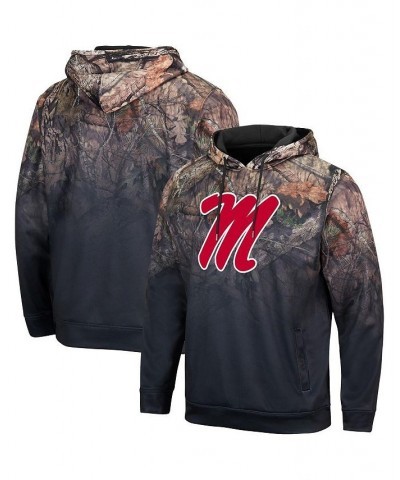 Men's Black Ole Miss Rebels Mossy Oak Pullover Hoodie $31.50 Sweatshirt