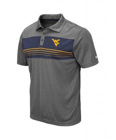 Men's Heathered Charcoal West Virginia Mountaineers Smithers Polo Shirt $22.50 Polo Shirts