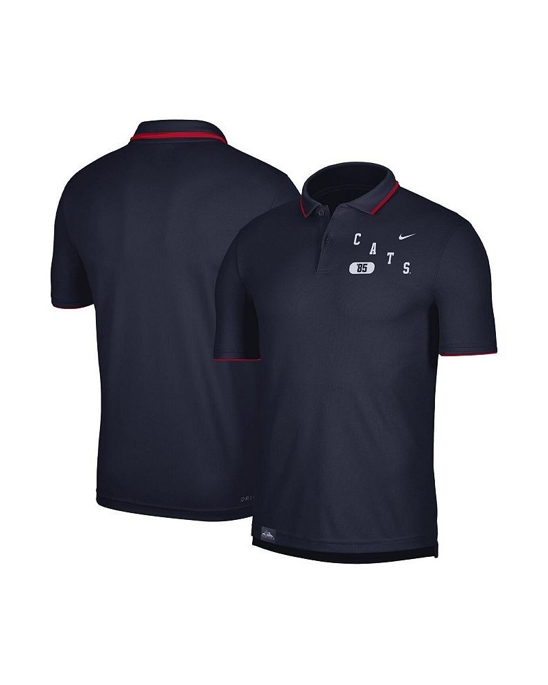 Men's Navy Arizona Wildcats Wordmark Performance Polo Shirt $26.65 Polo Shirts