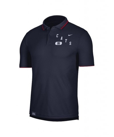 Men's Navy Arizona Wildcats Wordmark Performance Polo Shirt $26.65 Polo Shirts