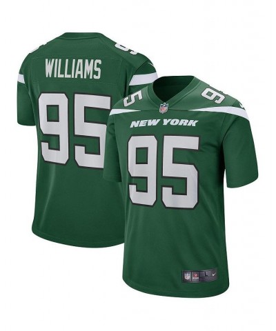 Men's Quinnen Williams Gotham Green New York Jets Game Jersey $52.43 Jersey