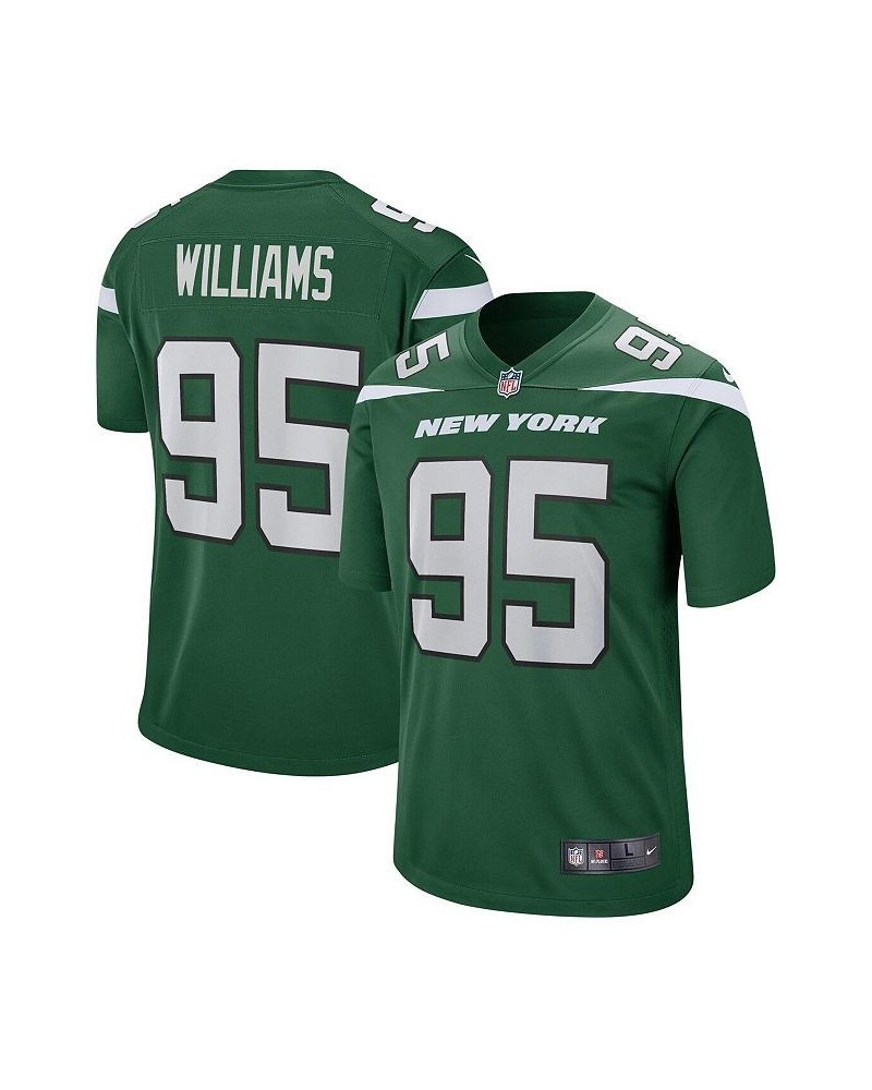 Men's Quinnen Williams Gotham Green New York Jets Game Jersey $52.43 Jersey