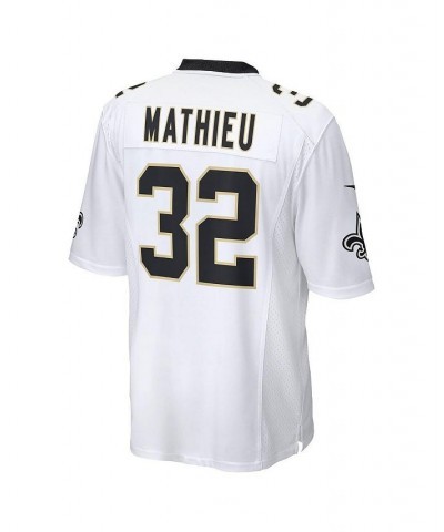 Men's Tyrann Mathieu White New Orleans Saints Game Jersey $58.80 Jersey