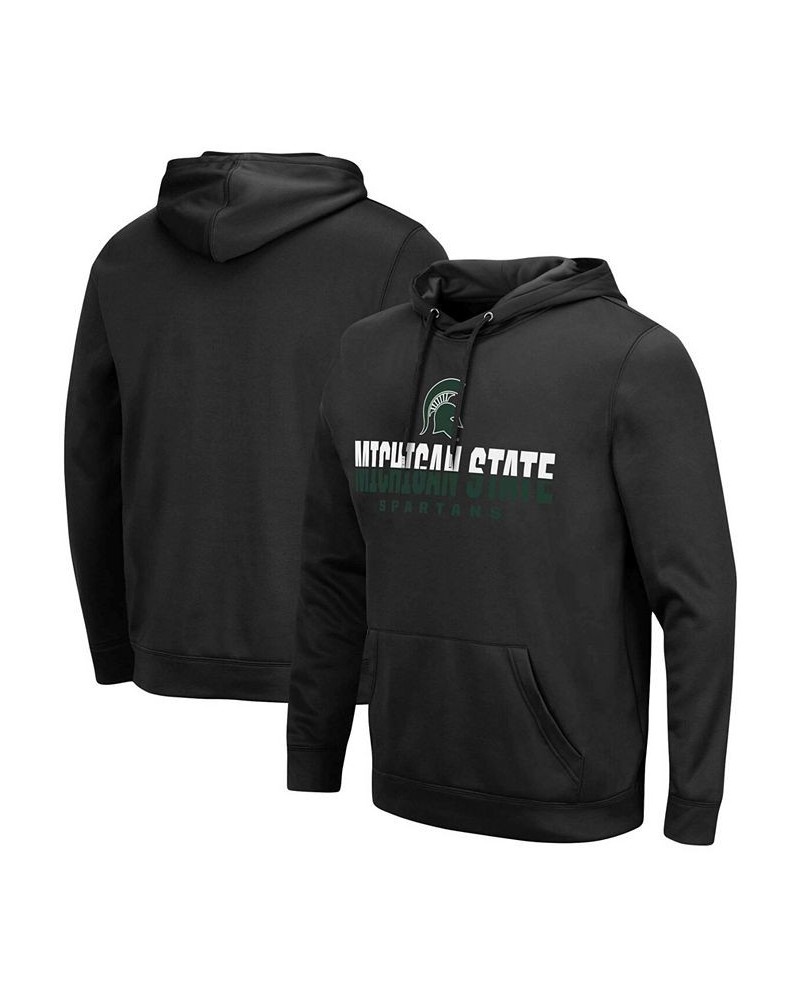 Men's Black Michigan State Spartans Lantern Pullover Hoodie $25.50 Sweatshirt