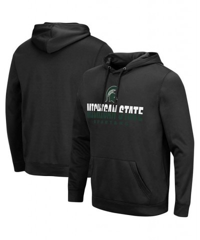 Men's Black Michigan State Spartans Lantern Pullover Hoodie $25.50 Sweatshirt