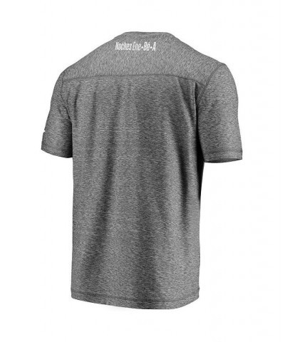 Men's Branded Heather Gray Dallas Mavericks Noches Ene-Be-A Clutch Shooting T-shirt $22.09 T-Shirts