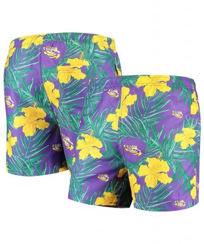 Men's Purple LSU Tigers Swimming Trunks $28.07 Swimsuits